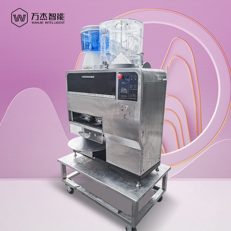 Wanjie Electric Pasta Cutter Roller Machine Automatic Ramen Noodle Machine PLC Commercial Fresh Net Noodle Produce